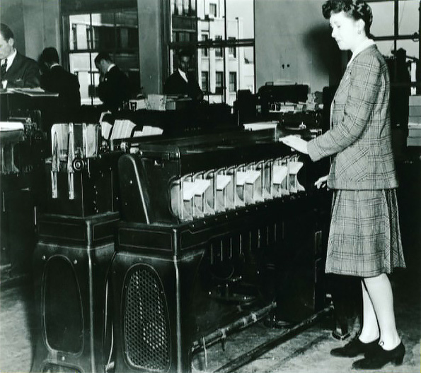 Card processing 1939