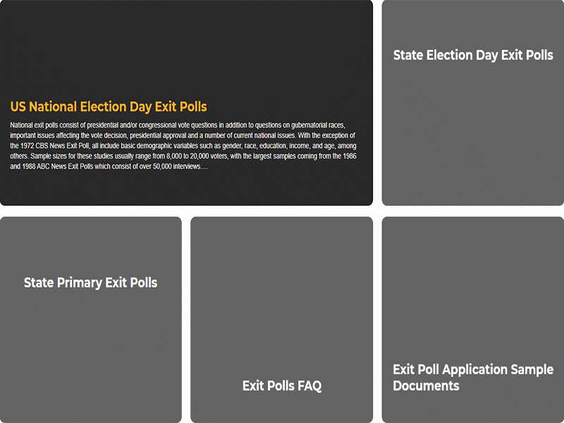 Exit Polls Page Image