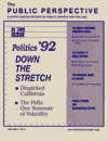Politics '92: Down the Stretch