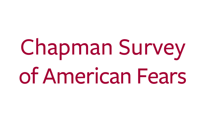 Chapman Survey of American Fears 