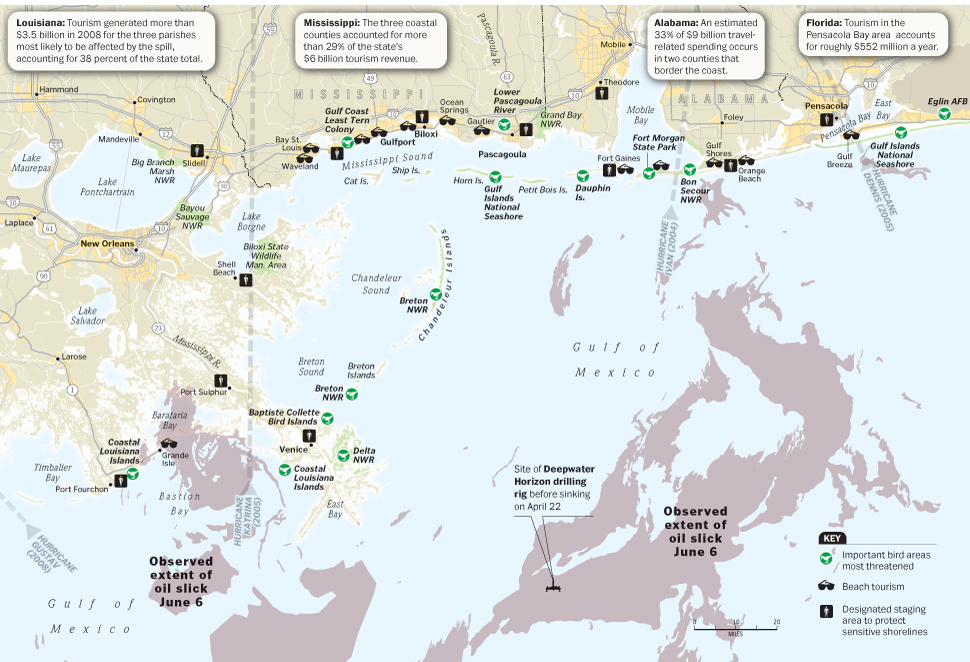 exxon oil spill map