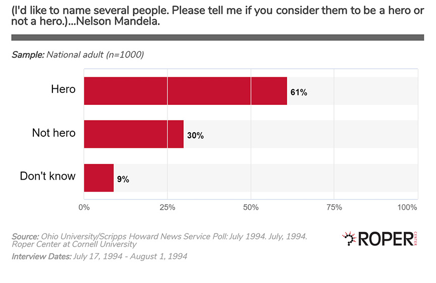 Poll--Is Mandela a hero?