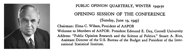 early AAPOR conference blurb