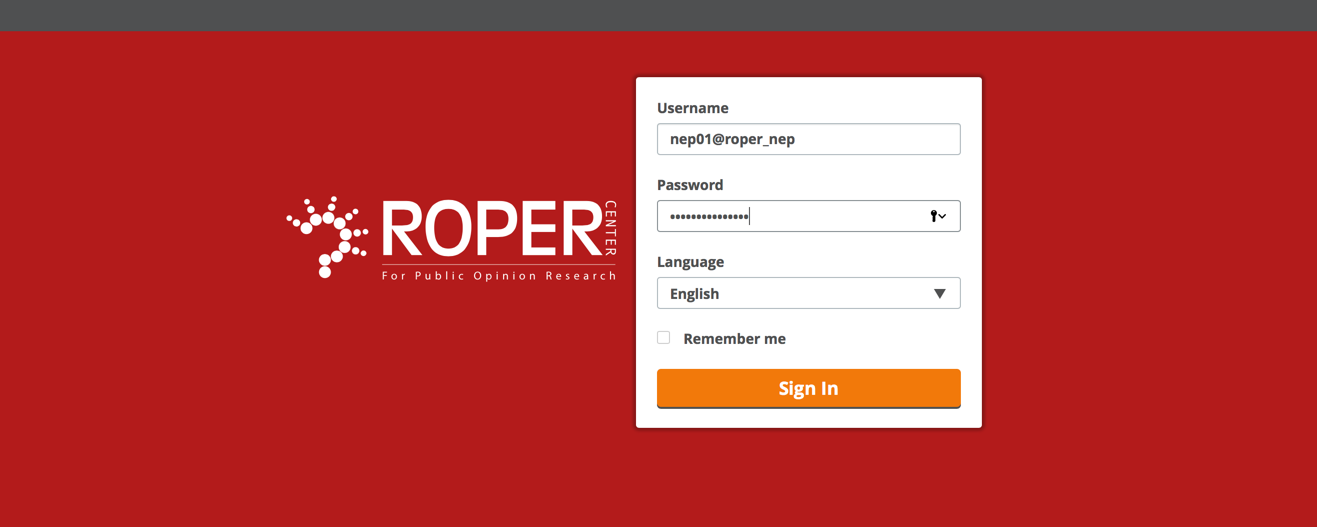Image of SFTP login page