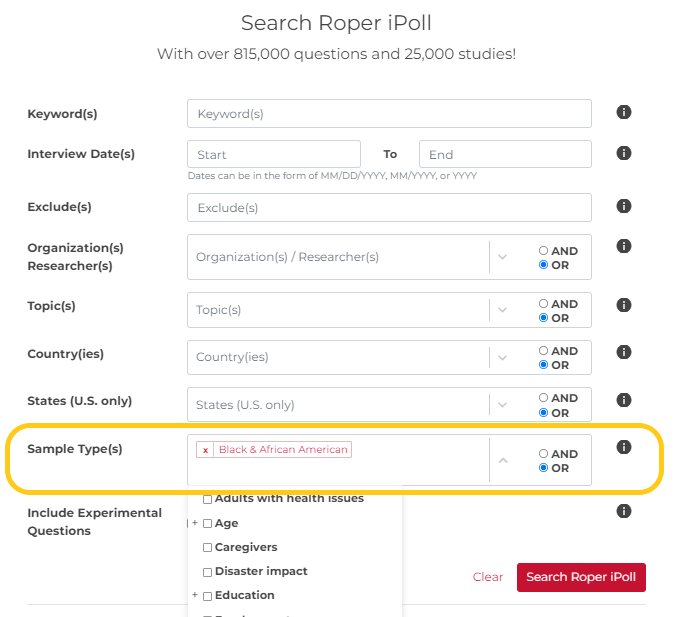 ipoll search box