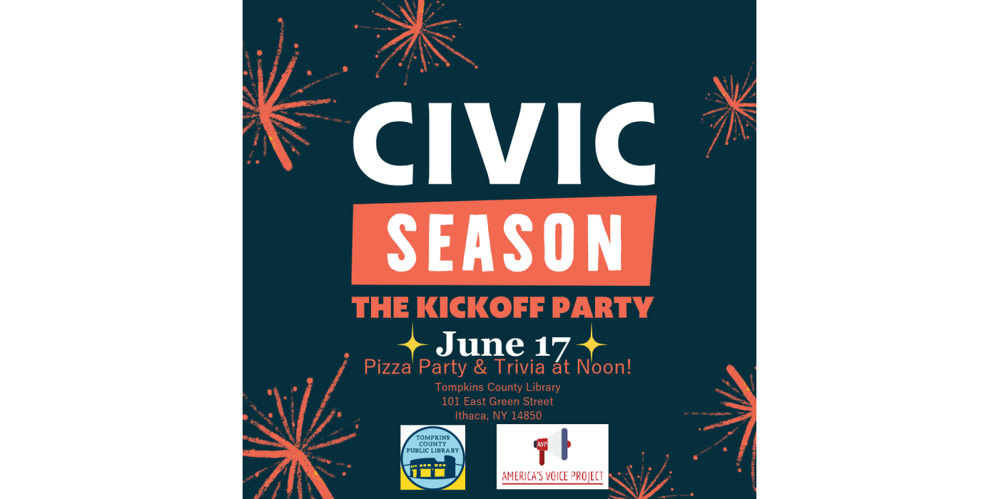 Roper Center 2023 Civic Season Kickoff with a "Slice of History" Pizza Party