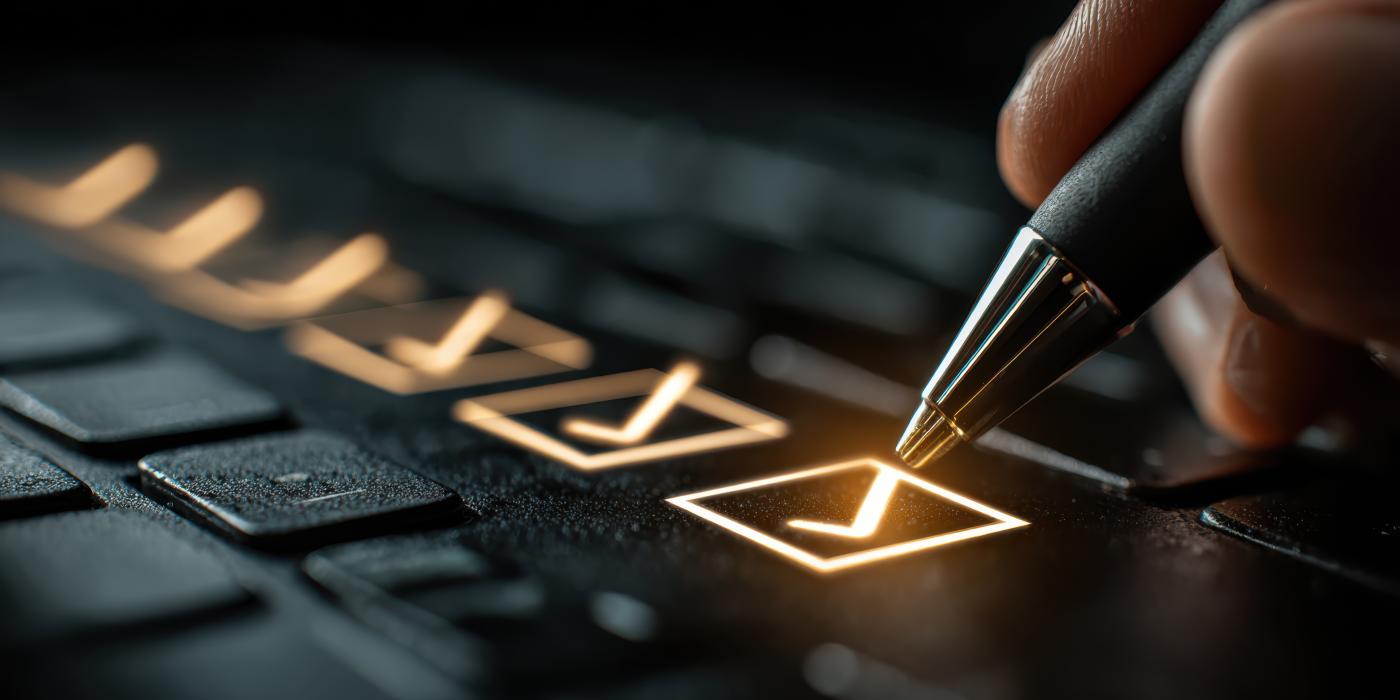 checkboxes being checked by pen