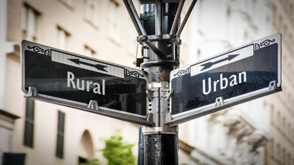rural urban street signs