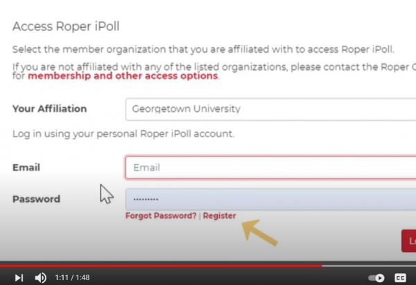 Creating Your Personal Roper iPoll Account