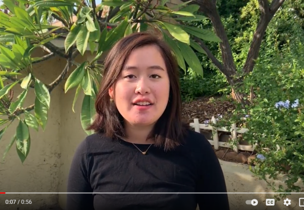 screen shot from testimonial video