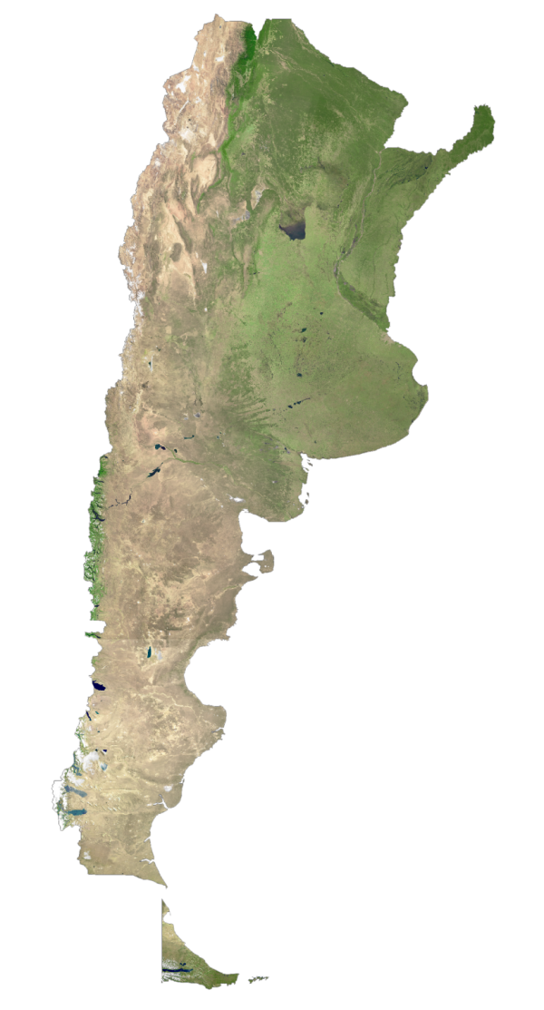 map of argentina