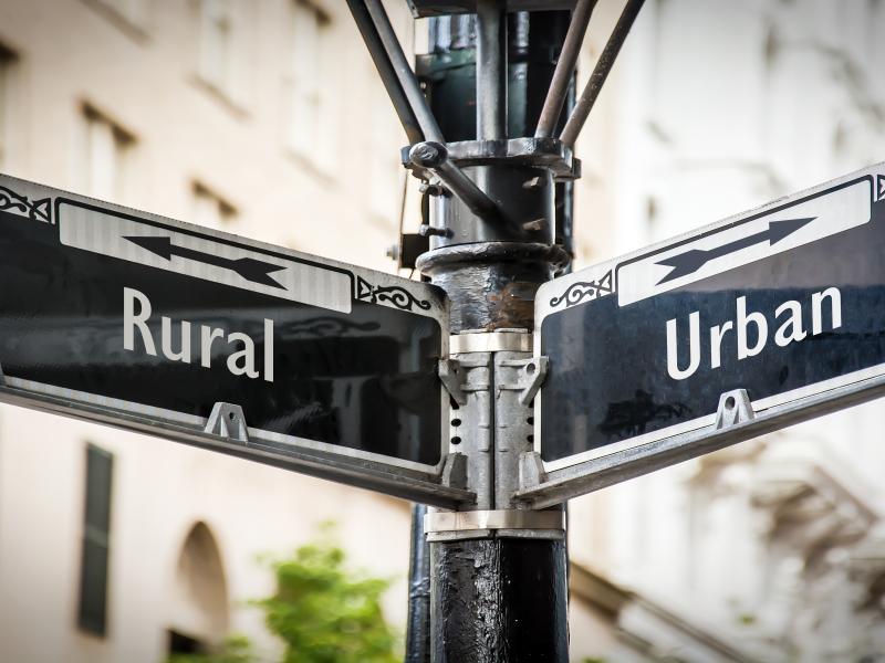 rural urban street signs