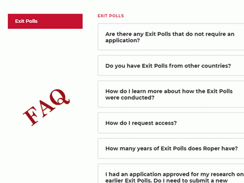 Exit Polls FAQ image
