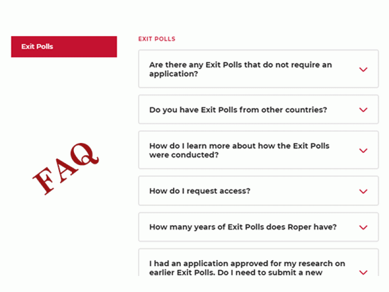 Exit Polls FAQ image