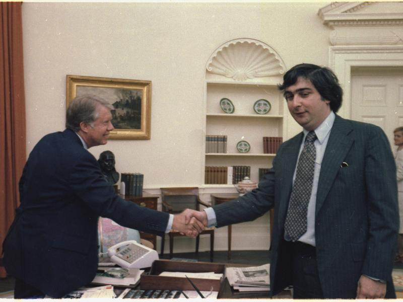 Jimmy Carter and Pat Caddell