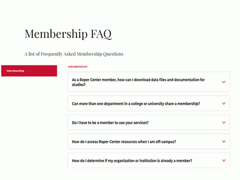 Membership FAQ