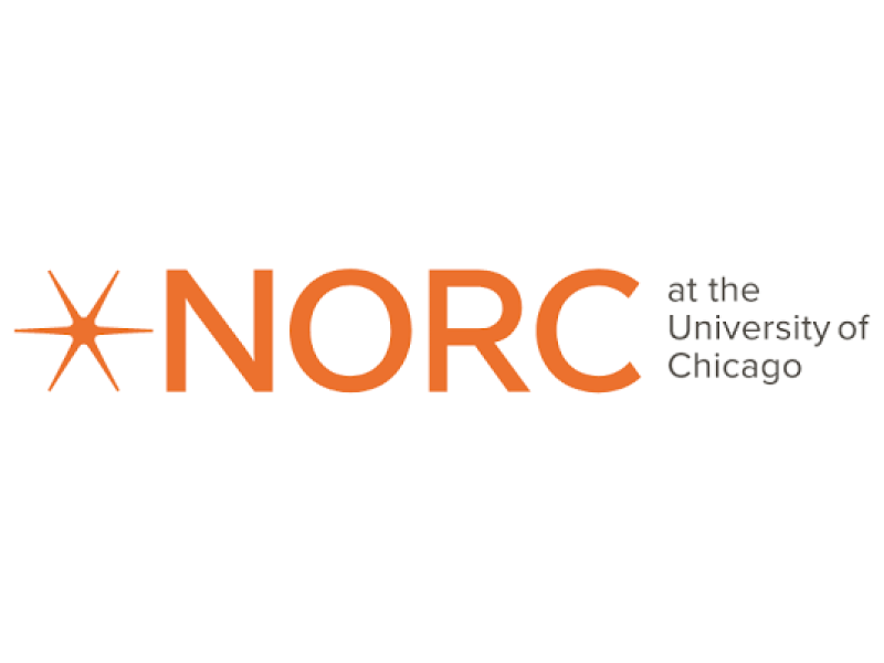 NORC logo and web link