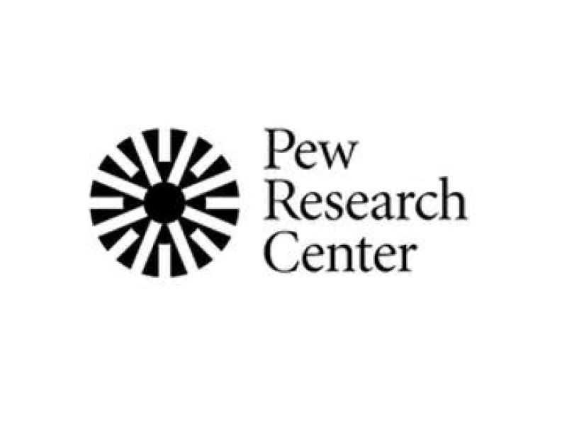PEW Research Center logo and web link