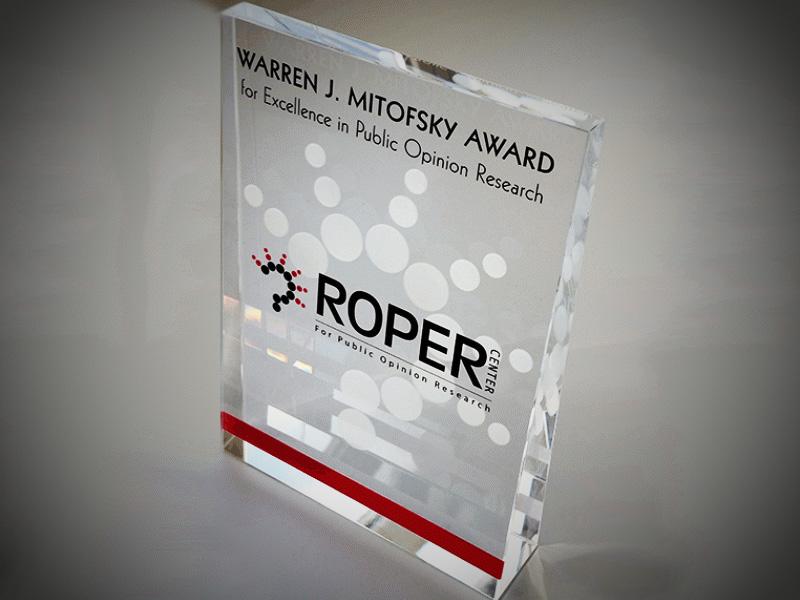 warren mitofsky acrylic award