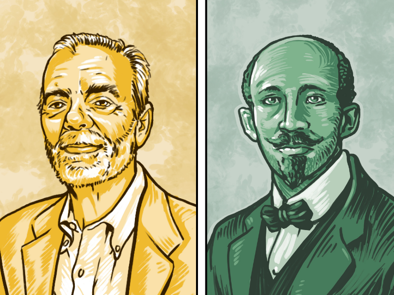 Artistic rendering of Kohut and DuBois