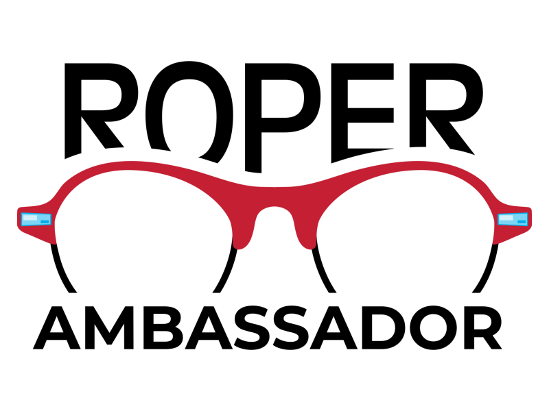 Roper ambassador program logo--elmo's eyeglasses