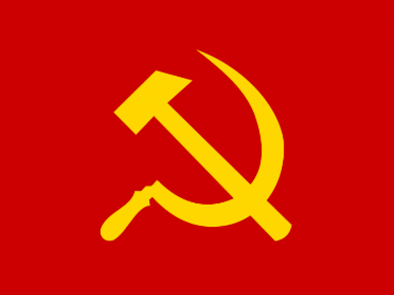 hammer and sickle flag