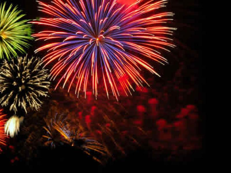 July 4th fireworks display