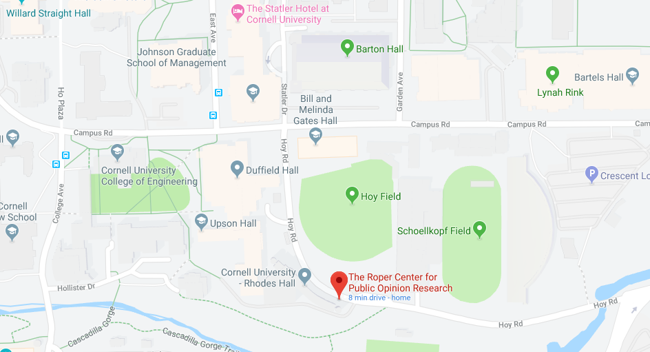 Roper Center for Public Opinion Research Map