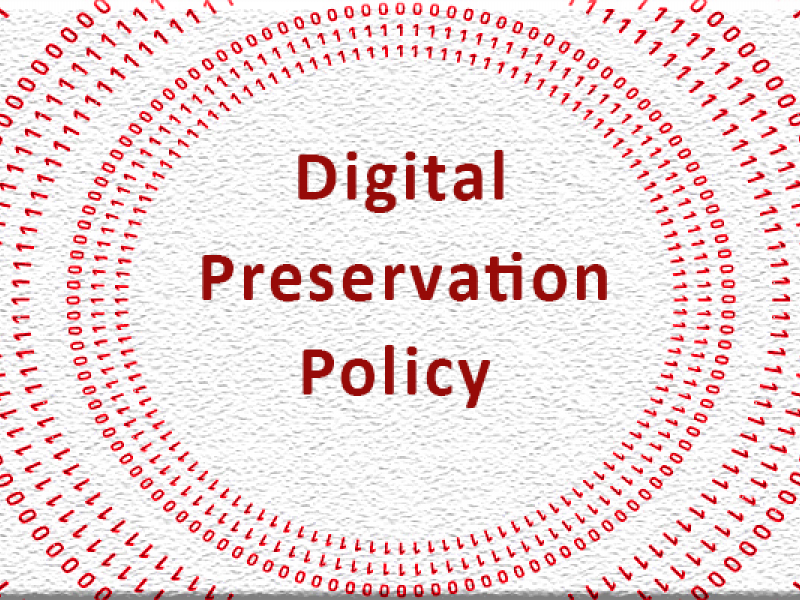 Digital Preservation Policy image