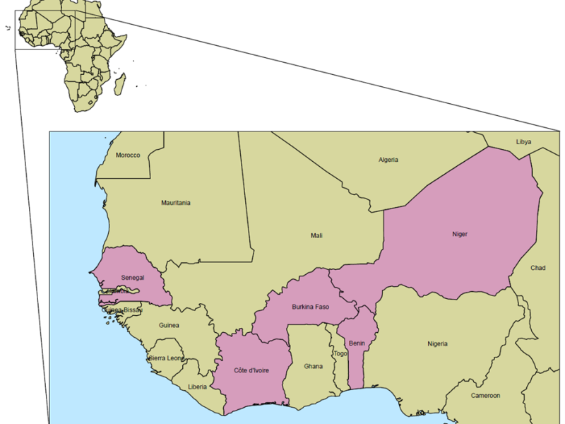 pullout of five countries in west africa Benin, Burkina Faso, Côte d’Ivoire, Niger, and Senegal
