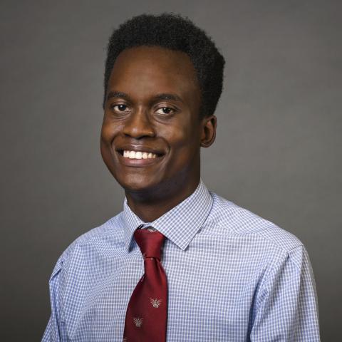 Head shot of 2024 Mitofsky Graduate Research Fellow  Duke Mwedzi